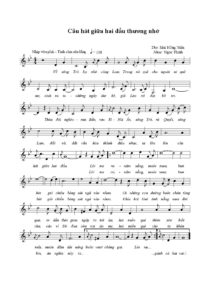 Cau hat giua hai dau thuong nho